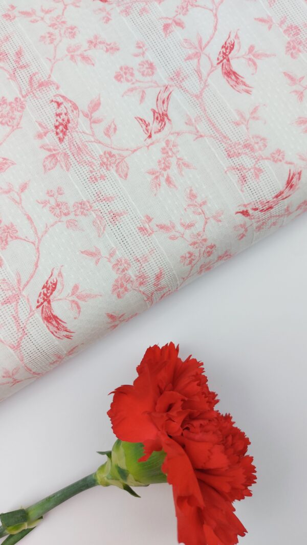 Batista Jacquard Animal&Paisaje Rojo - Image 4