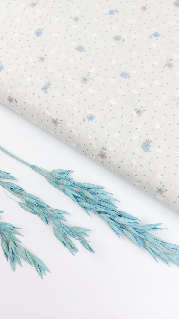 Plumeti Flores de Té Azul&Gris - Imagen 3