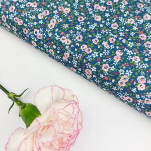 Popelín Flores Cielo de Rosas