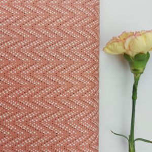 Viyela Sarga Étnica ZigZag Coral Terra Apagado