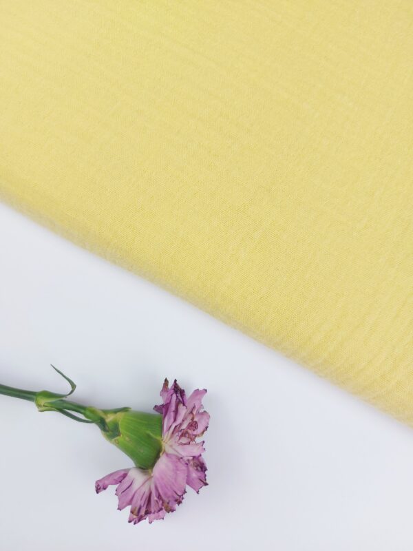Doble Gasa Liso Soft Yellow