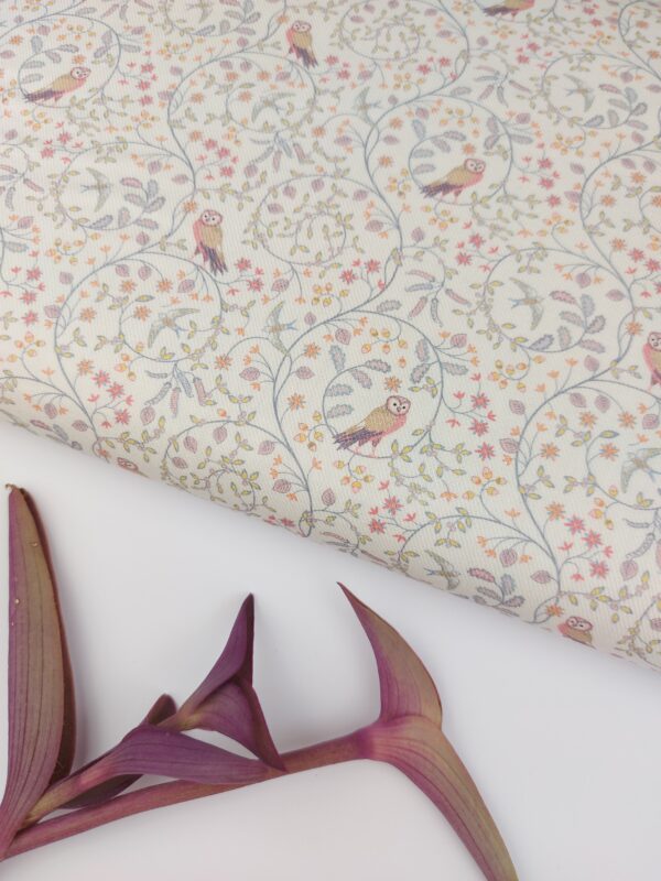 Viyela Infantil Mini Flores Bosque Encantado Orchid