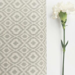 Viyela Geometría Boho Gris