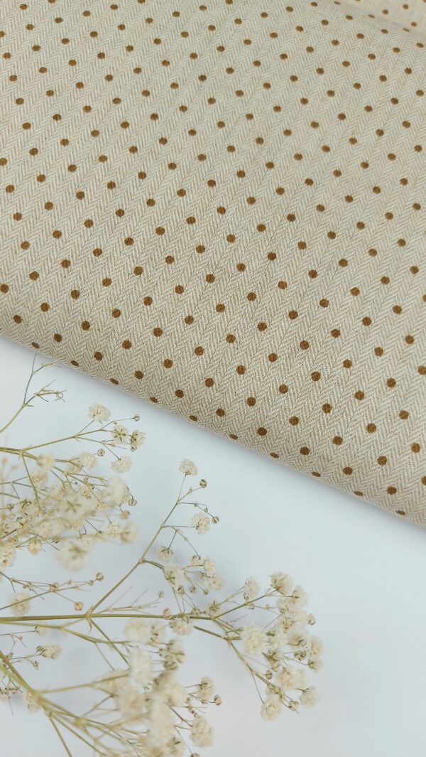 Viyela Espiga Beige Topos