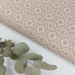 Viyela Geometría Boho Rosa Antiguo