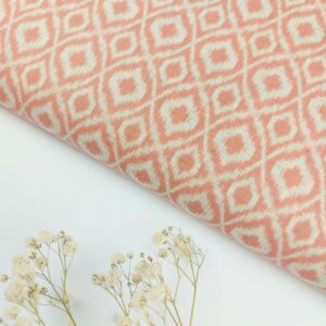 Viyela Geometría Boho Terracota Suave