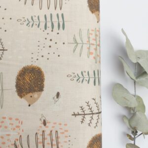 Popelín Infantil Erizos del Bosque