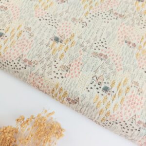 Algodón Elastán Infantil Sweet Village