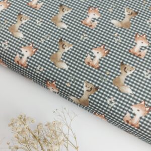 Popelín Infantil Vichy Zorritos