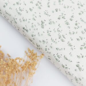 Gasa Acolchada Flores Jardín Silvestre 4 Capas Con Pespunte Rombo Doble Gasa/ Bámbula Gasa Acolchada Flores Jardín Silvestre 4 Capas Con Pespunte Rombo