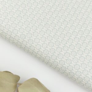 Doble Gasa Gemoétrica Azul Empolvado Doble Gasa/ Bámbula Doble Gasa Gemoétrica Azul Empolvado