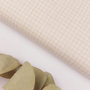 Doble Gasa Cuadro Rosa Nude Doble Gasa/ Bámbula Doble Gasa Cuadro Rosa Nude