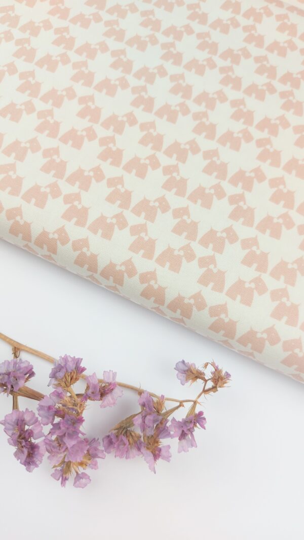 Viyela Infantil "Scottie Rosa Nude"