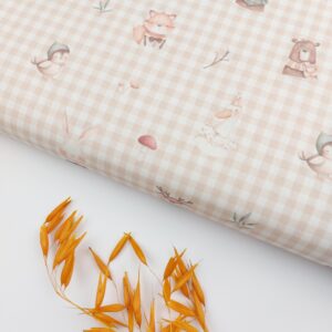 🦊 Popelín infantil “Bosque Tierno”🌿