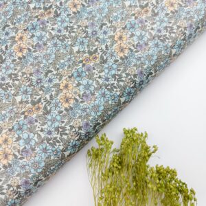 🌿Popelín Flores “Hazel Sky”🌿