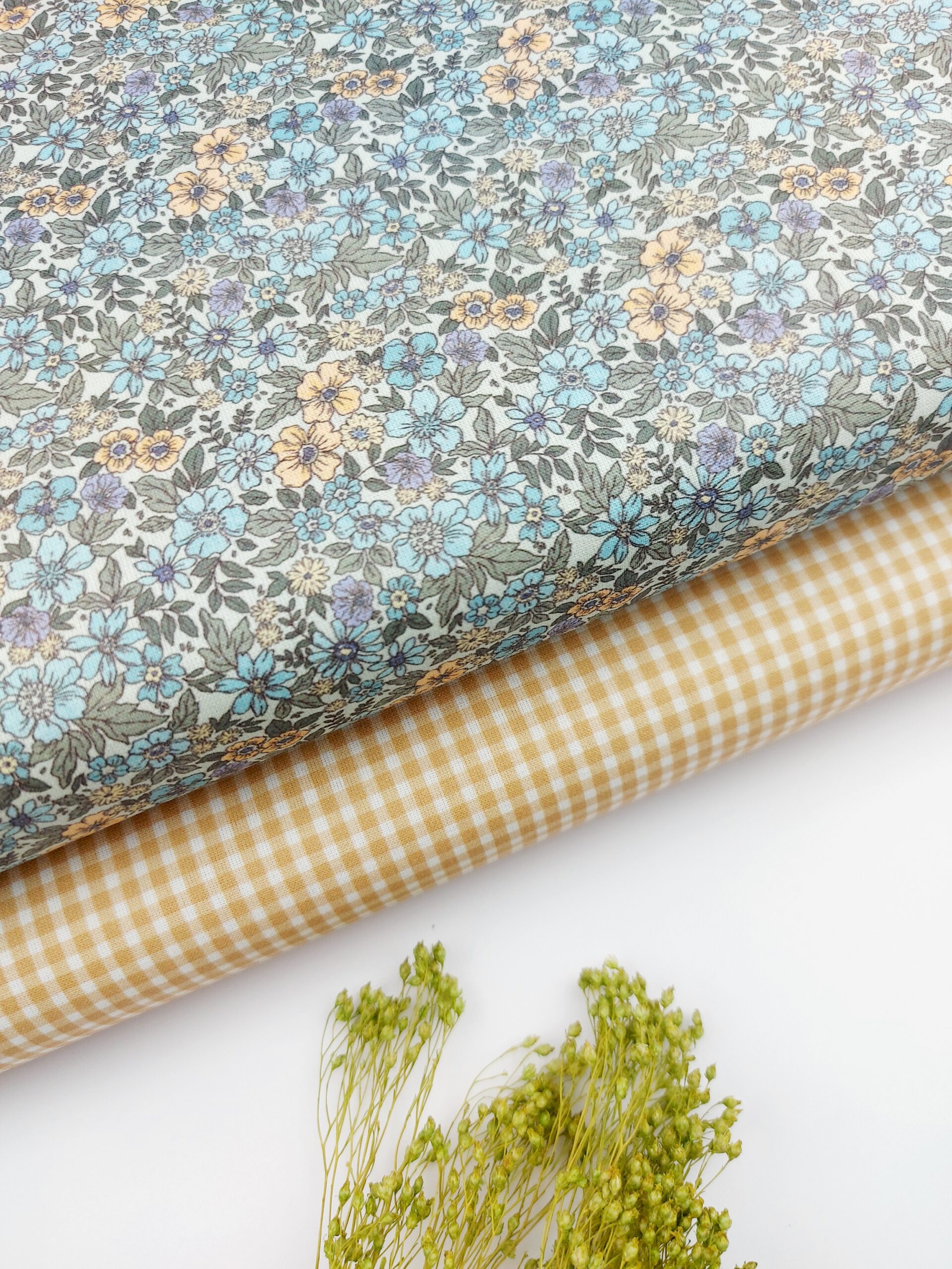 🌿Popelín Flores “Hazel Sky”🌿 Popelín 🌿Popelín Flores “Hazel Sky”🌿 - Imagen 2