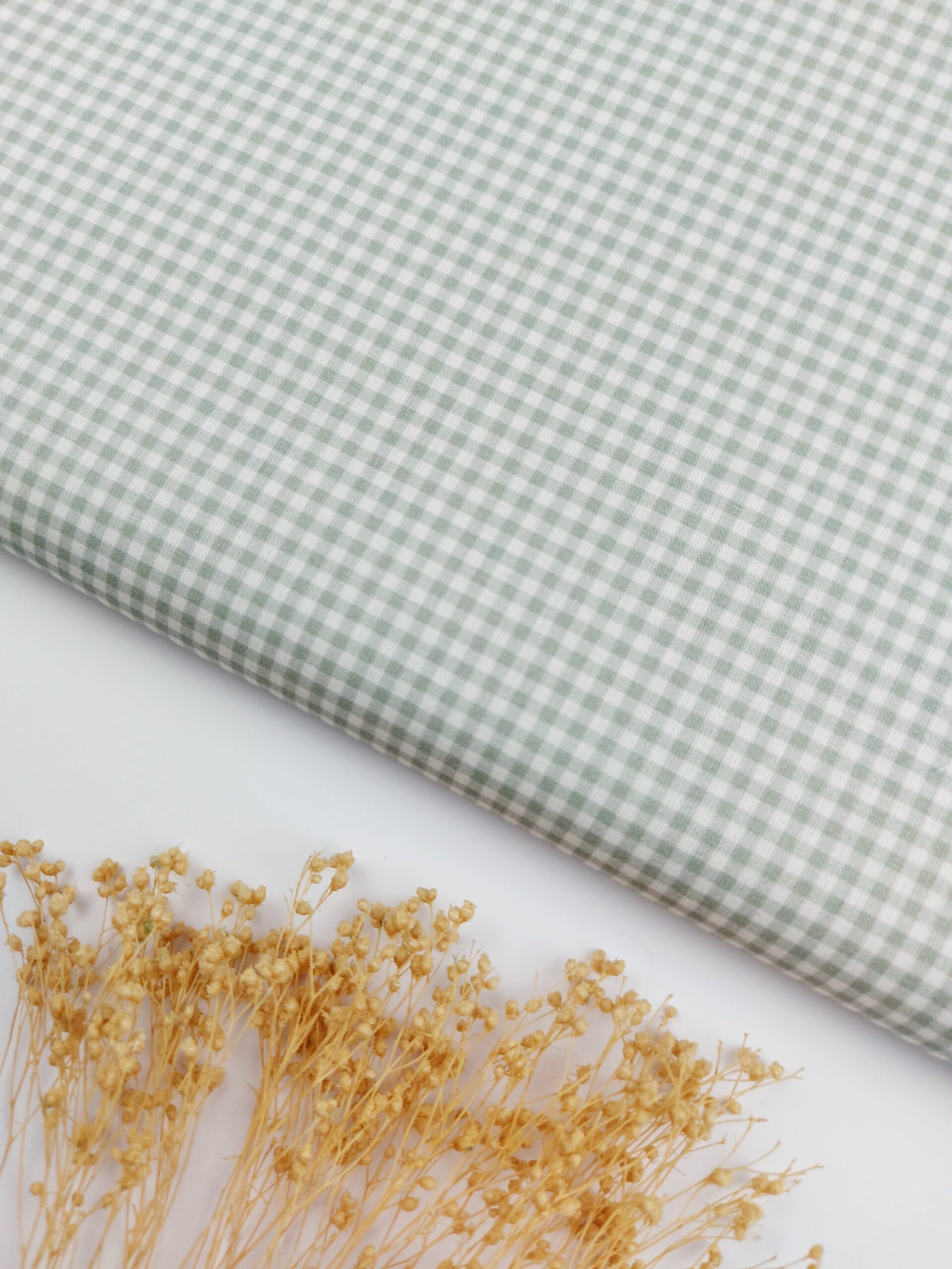 🌿Popelín Vichy “Sage Check” 0.3cm🤍 Popelín 🌿Popelín Vichy “Sage Check” 0.3cm🤍