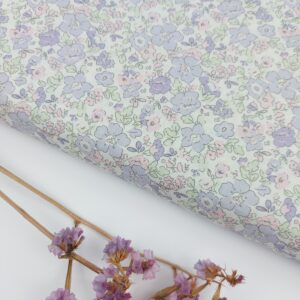 🪻Popelín Flores Elisa Garden Lavanda💜 Popelín 🪻Popelín Flores Elisa Garden Lavanda💜