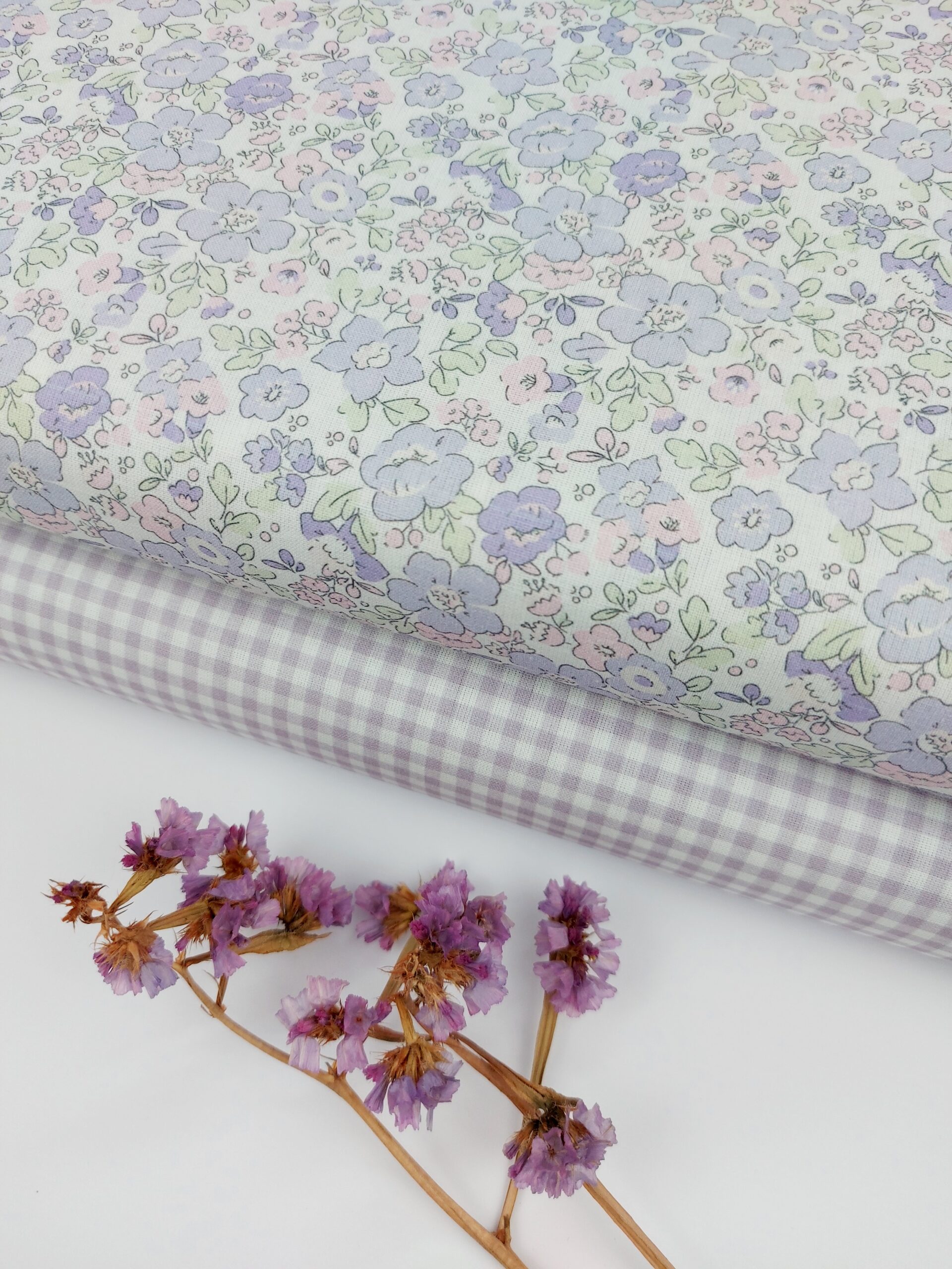 🪻Popelín Flores Elisa Garden Lavanda💜 Popelín 🪻Popelín Flores Elisa Garden Lavanda💜 - Imagen 3