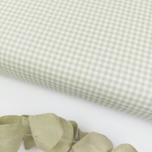 🌼Popelín Vichy » Verde Manzana Pastel Check» 0.3cm Popelín 🌼Popelín Vichy " Verde Manzana Pastel Check" 0.3cm