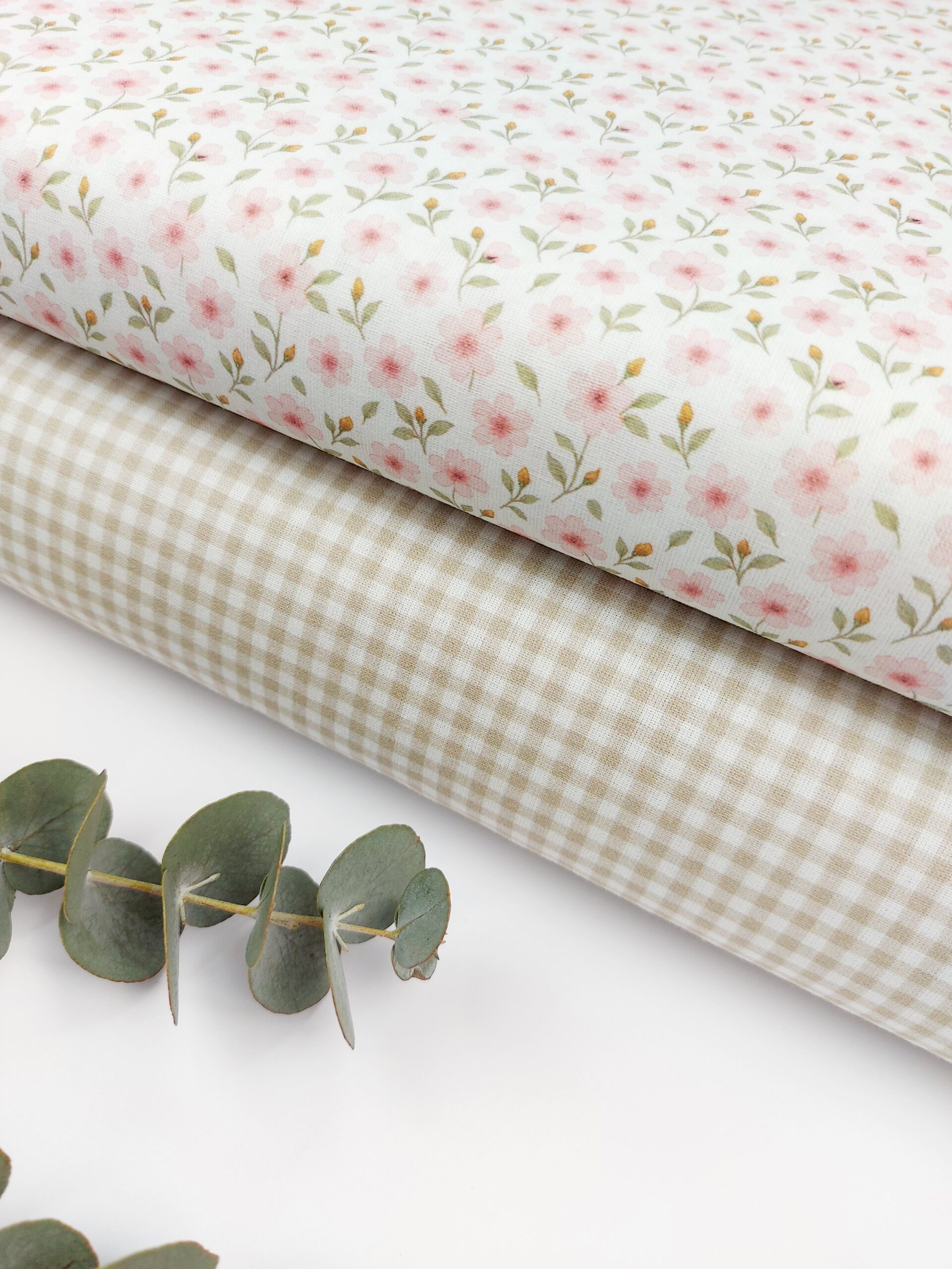 🌸Popelín Flores Silvestres Rosa Empolvado🍃 Popelín 🌸Popelín Flores Silvestres Rosa Empolvado🍃 - Imagen 4