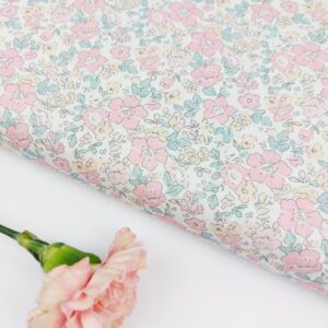 ⭐Popelín Flores Elisa Garden Pastel🌸 Popelín ⭐Popelín Flores Elisa Garden Pastel🌸