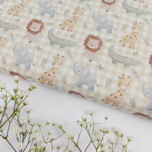 🦁Popelín Infantil My First Safari🦁 Popelín 🦁Popelín Infantil My First Safari🦁