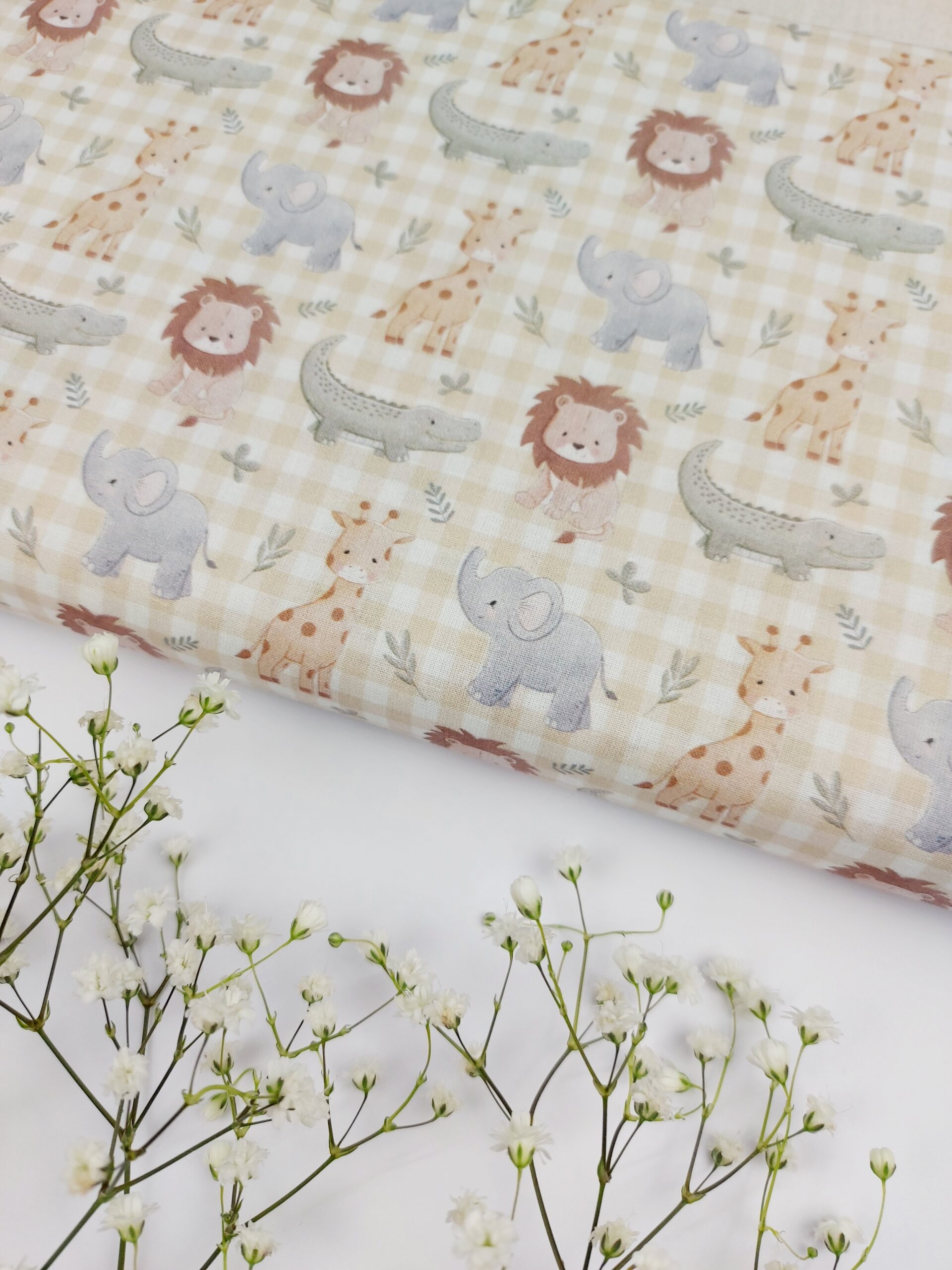 🦁Popelín Infantil My First Safari🦁 Popelín 🦁Popelín Infantil My First Safari🦁