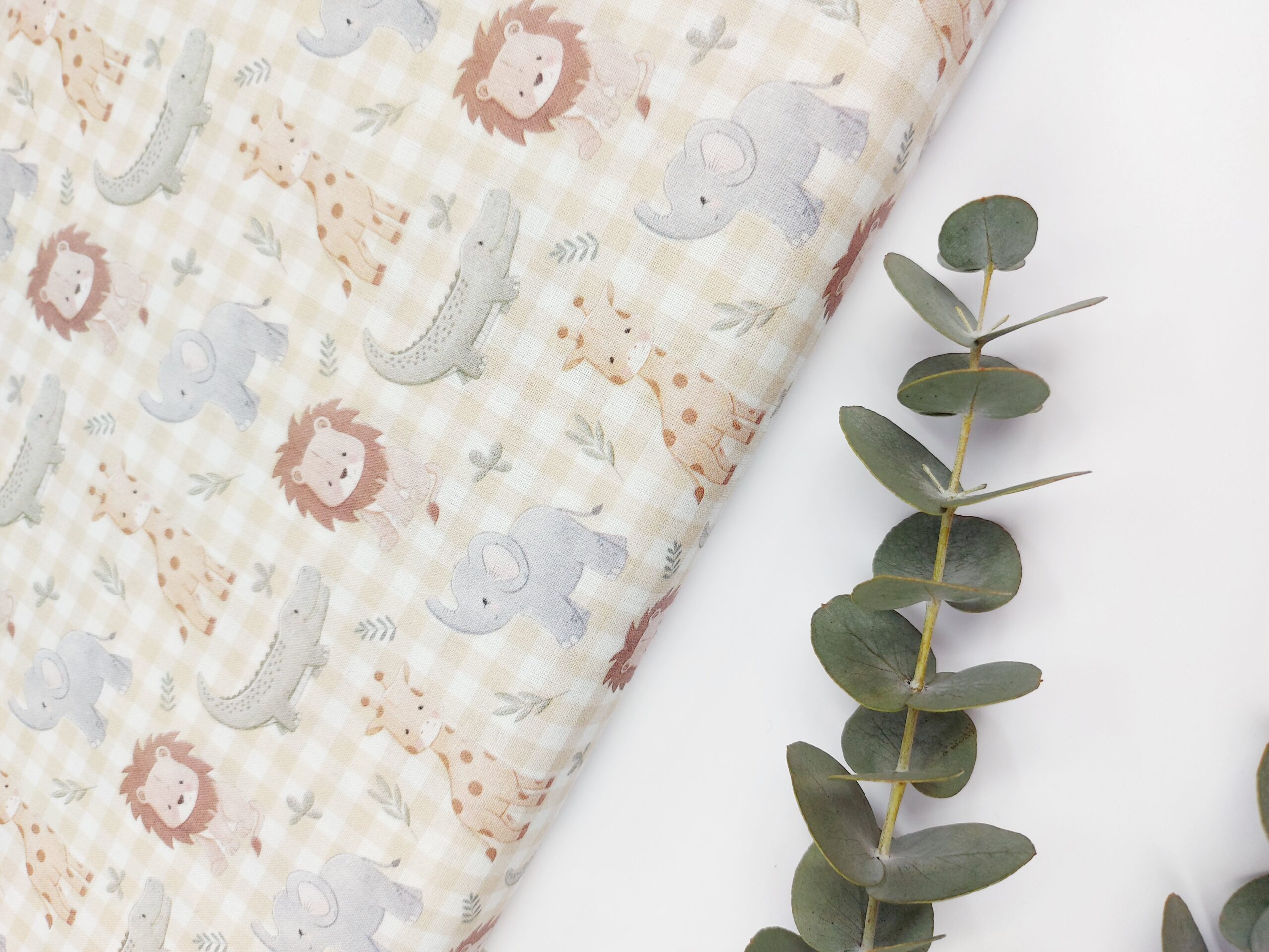 🦁Popelín Infantil My First Safari🦁 Popelín 🦁Popelín Infantil My First Safari🦁 - Imagen 2