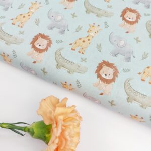 🦁Popelín Infantil Safari dreams🐘