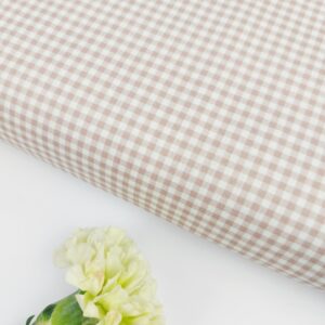 ✨Popelín Vichy «Marrón Choco Empolvado Ckeck» 0.3cm✨ Popelín ✨Popelín Vichy "Marrón Choco Empolvado Ckeck" 0.3cm✨