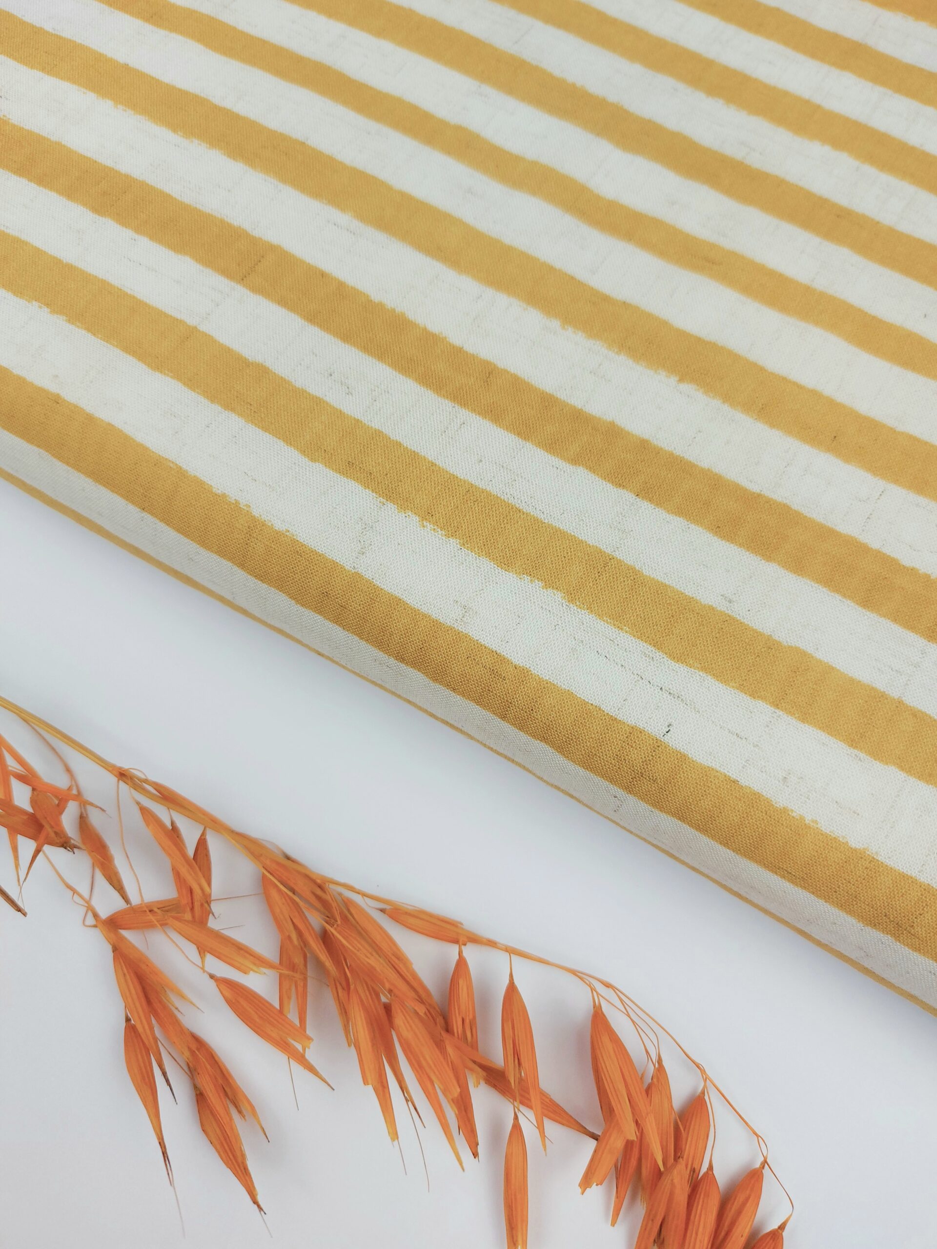 Lino&Viscosa Rayas Sol Dorado y Espiga Lino Lino&Viscosa Rayas Sol Dorado y Espiga