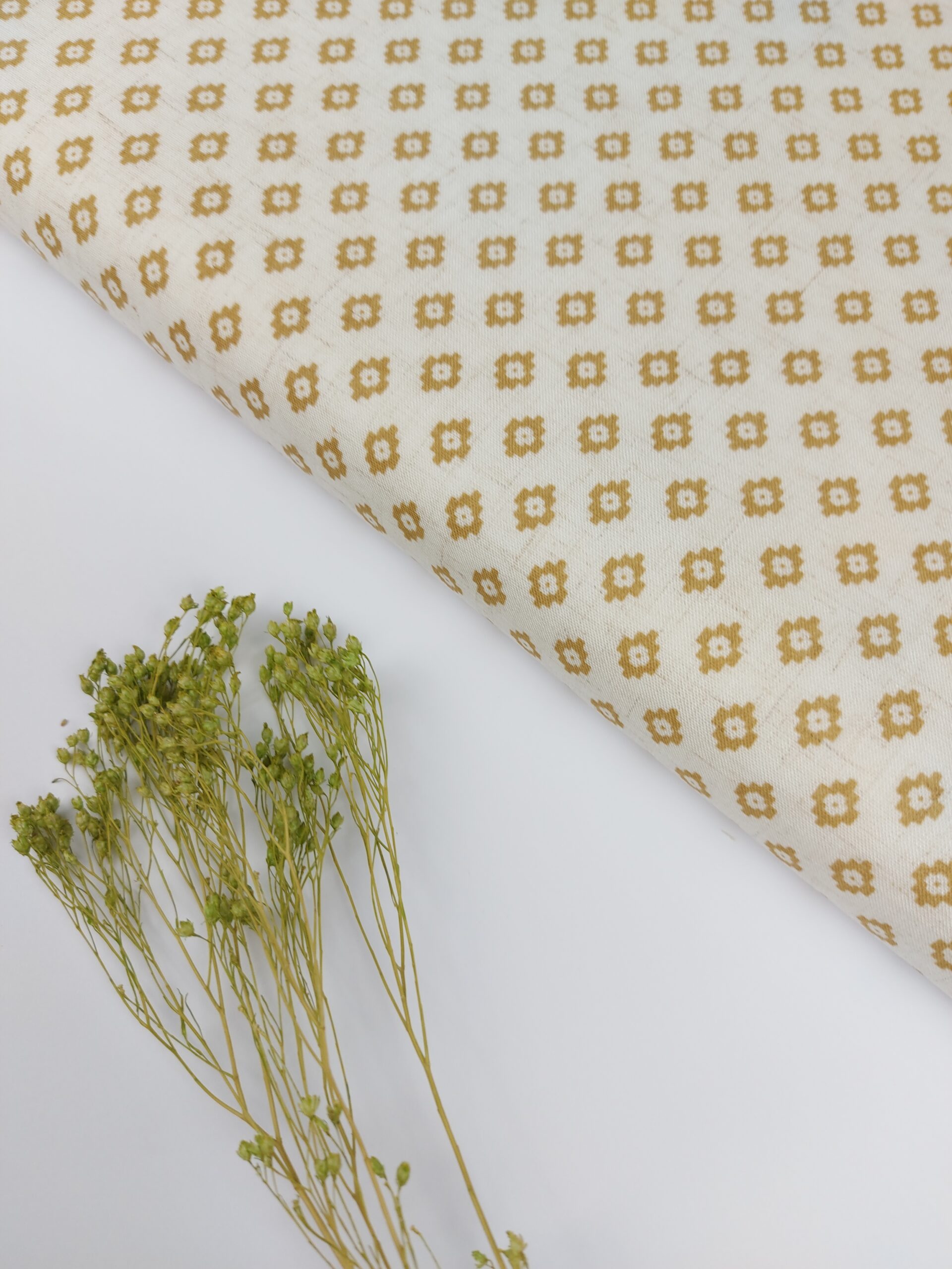 Lino&Viscosa Étnico Campo Dorado Lino Lino&Viscosa Étnico Campo Dorado - Imagen 3