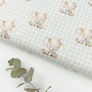💛Popelín Infantil Elefante De Nube💛