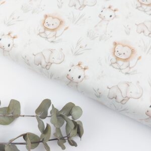 Popelín Infantil Animalitos de Algodón