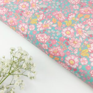 🦩Popelín Flores Pink Paradise🦩