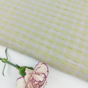 Seersucker Fino Verde&Lila Empolvado 0.7cm