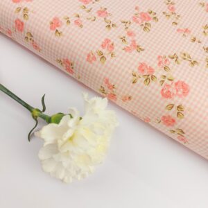 Seersucker Vichy Mini Rosa&Flores Seersucker Seersucker Vichy Mini Rosa&Flores