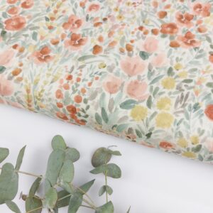 Lino&Viscosa Flores Arabella Peach Garden Lino