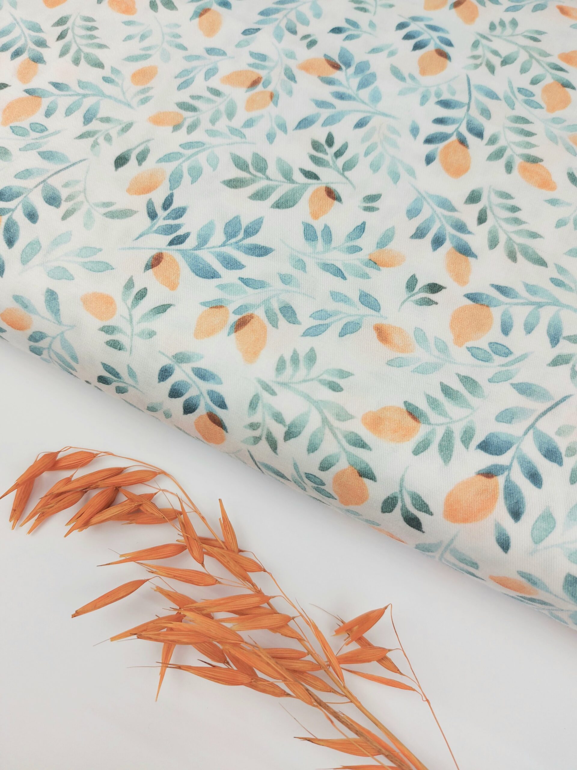 Popelín Premium Limones al Atardecer Popelín Popelín Premium Limones al Atardecer