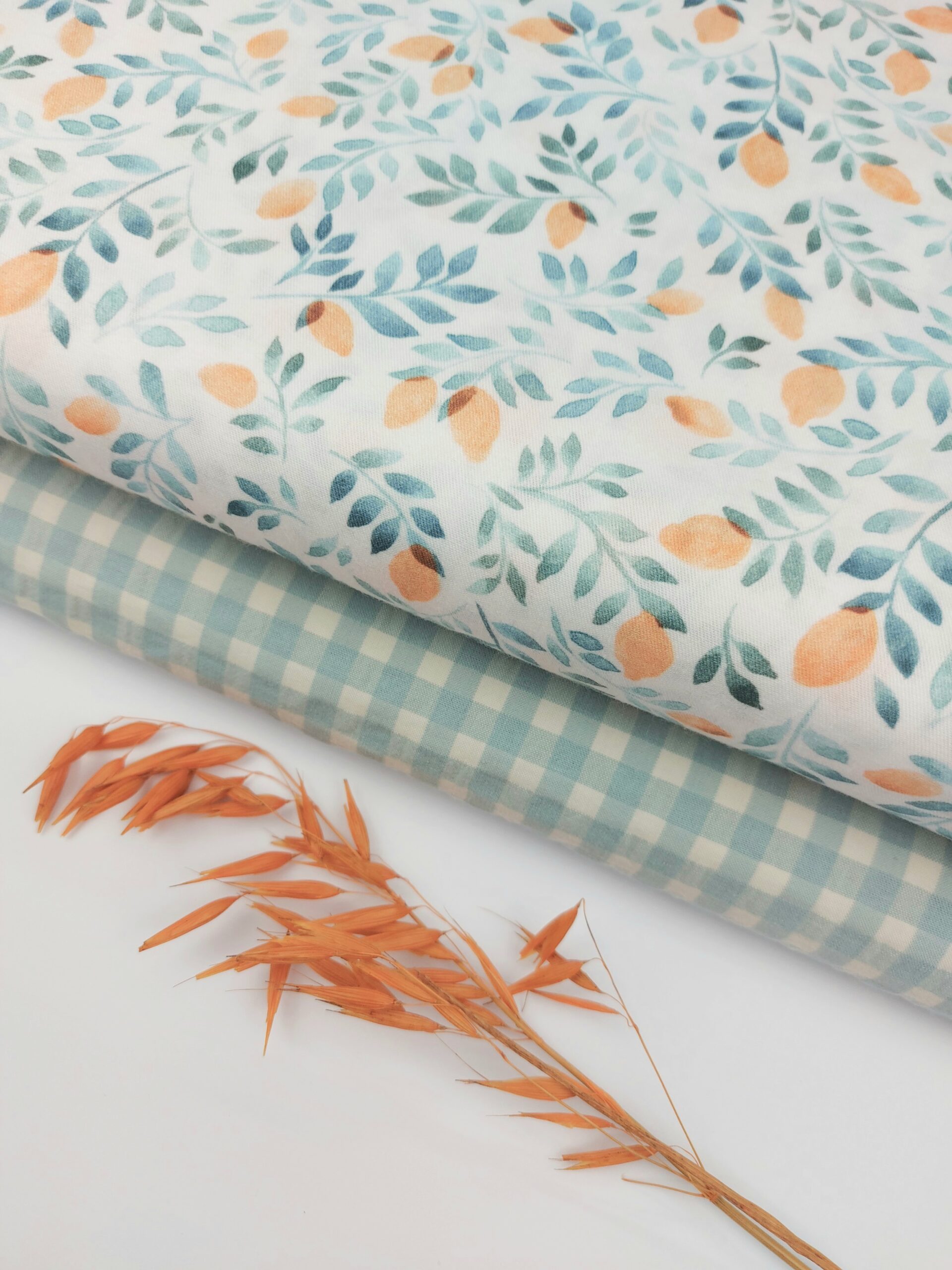 Popelín Premium Limones al Atardecer Popelín Popelín Premium Limones al Atardecer - Imagen 2