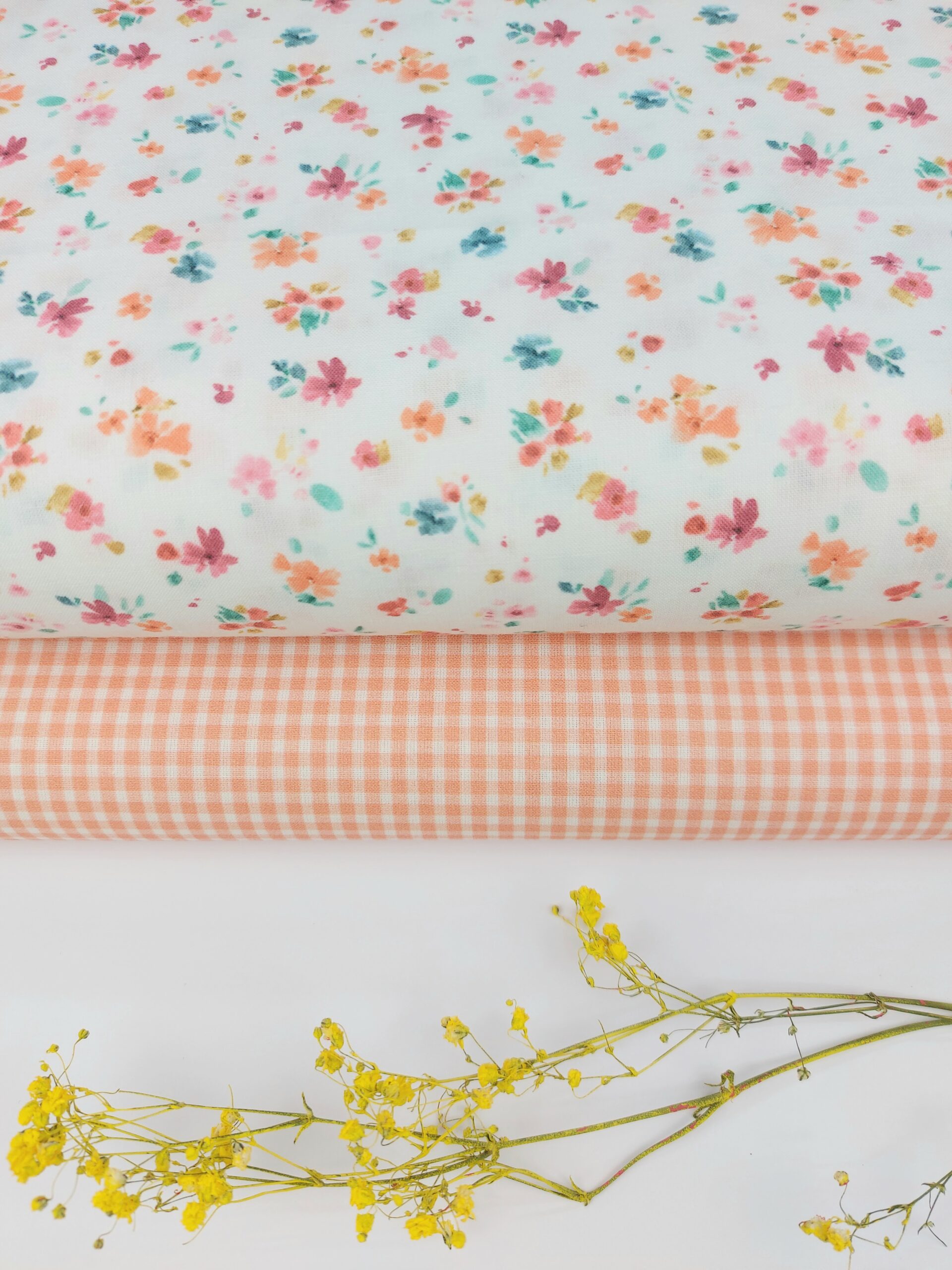 Popelín Flores Mini Acuarela Popelín Popelín Flores Mini Acuarela - Imagen 4