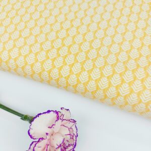 Sercker Infantil Geometr&iacute;a En Flor Amarillo Tostado Popel&iacute;n