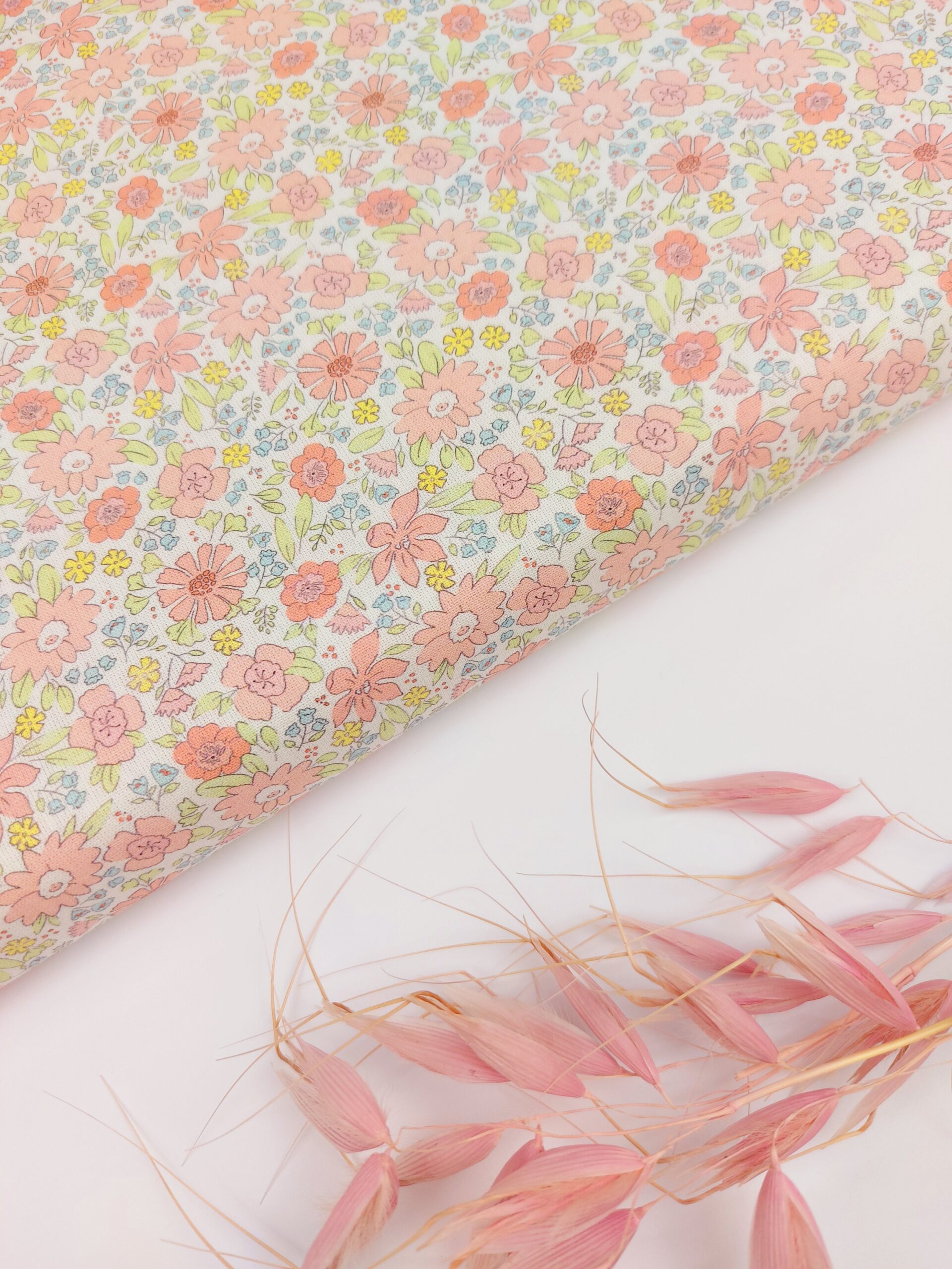 🌸Popelín Flores “Colección Tiempo Nuestro Verano Empolvado»🌸 Popelín 🌸Popelín Flores “Colección Tiempo Nuestro Verano Empolvado»🌸 - Imagen 4