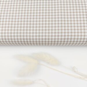 🌼Popel&iacute;n Vichy &raquo;Taup&eacute; Empolvado Check&raquo; 0.3cm Popel&iacute;n