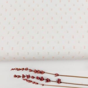 Comprar tela Popelín Plumeti Premium Bicolor Salmón&Beige
