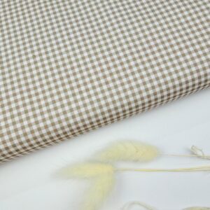 🌼Popelín Vichy » Marrón Check» 0.3cm