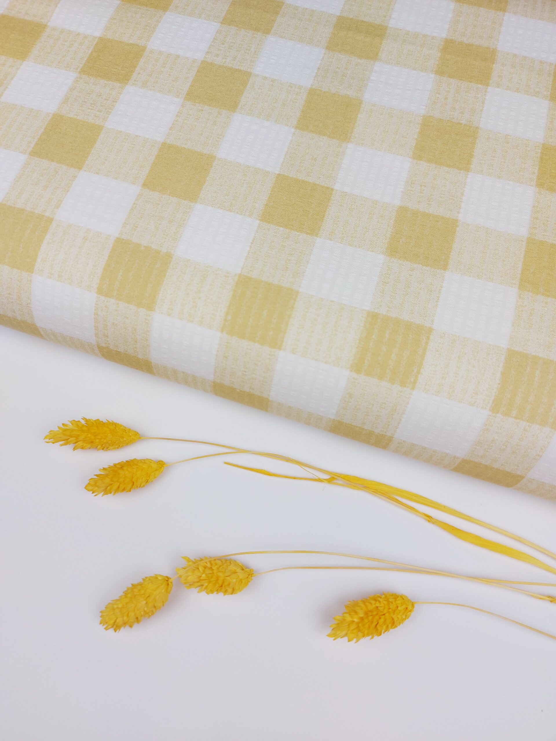 🧵Seersucker Vichy Ceylon 3cm 🧵 Seersucker 🧵Seersucker Vichy Ceylon 3cm 🧵