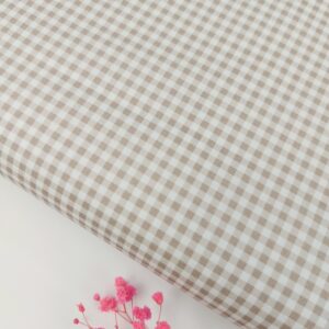 🌷Popel&iacute;n Vichy &raquo; Choco&Late Empolvado Check&raquo; 0.3cm🌷 Popel&iacute;n