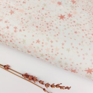 Plumeti Infantil Estrellas Rosa Empolvado Plumeti